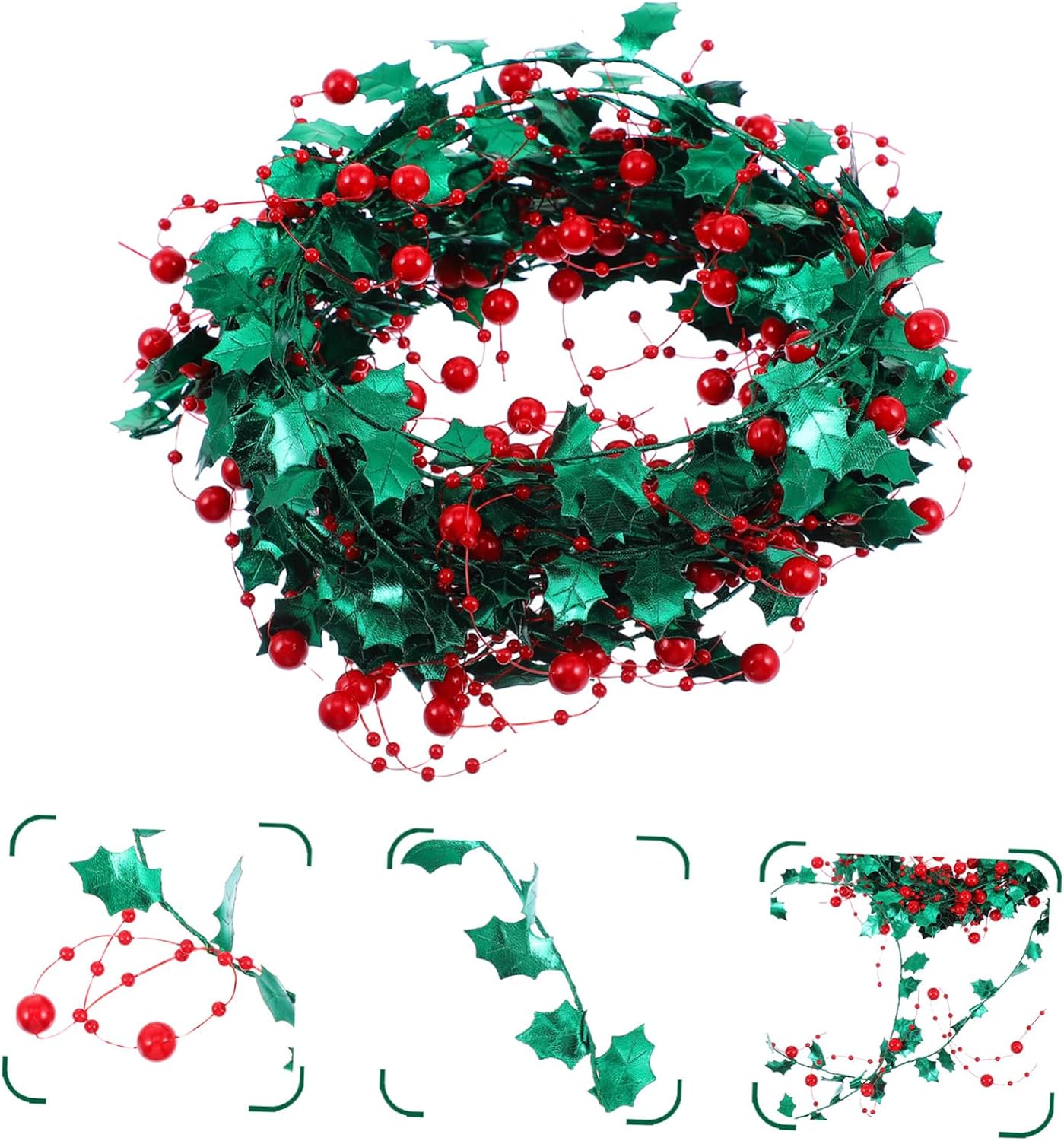 5m Christmas Tinsel Wire DIY Craft Garland Decorative Tinsel Ribbon for Christmas Tree