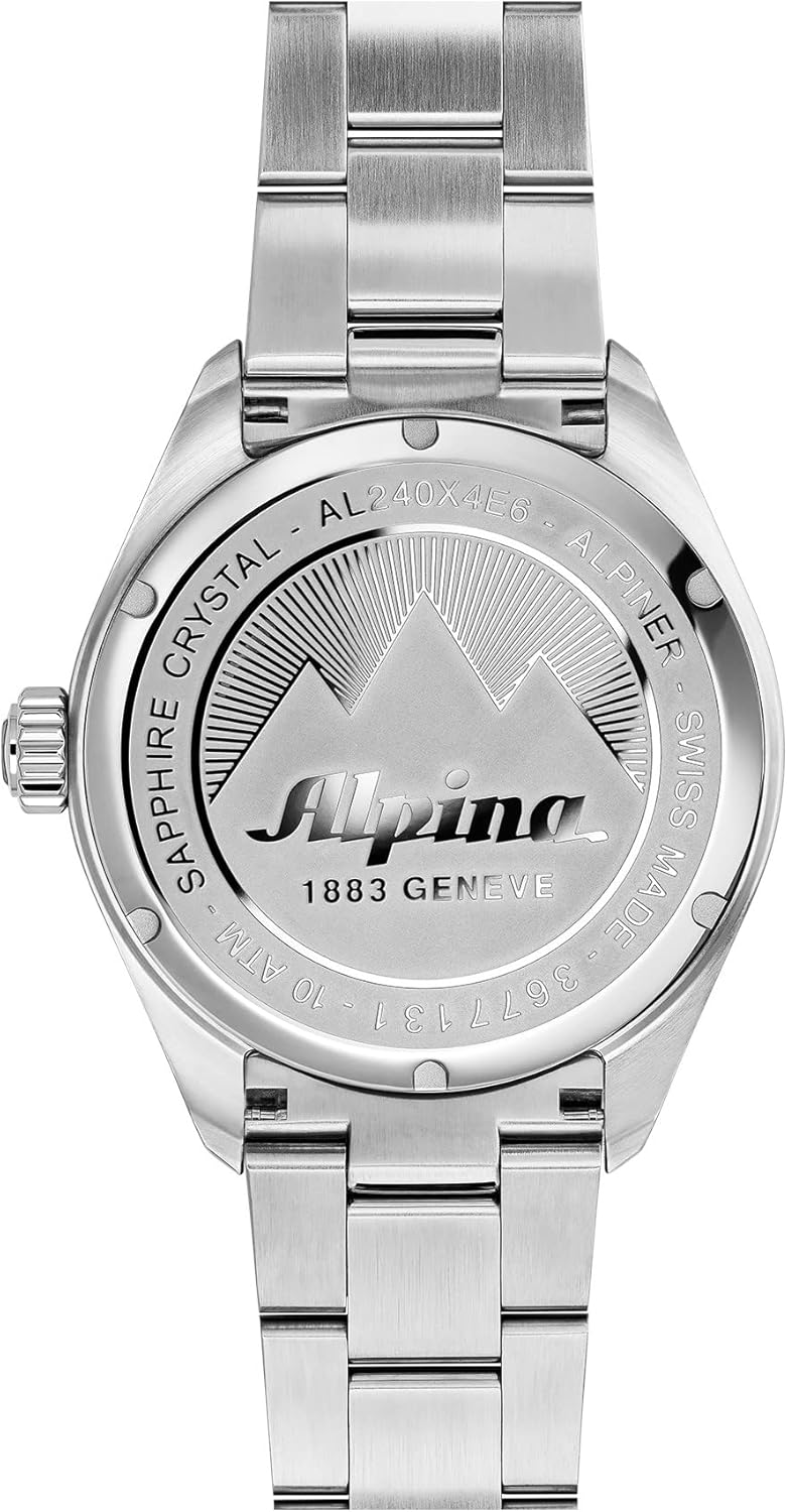 Miniatura 3 de Alpina Men's Alpiner Stainless Steel Swiss 3-Hand Date Quartz, Sapphire Crystal, 42mm