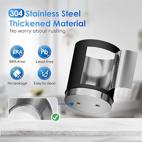 Miniatura 6 de Purewell Sistema de filtro de agua por gravedad de ultrafiltración de 3 etapas de 0.01 m, certificación NSFANSI 42 y 372, sistema de encimera de