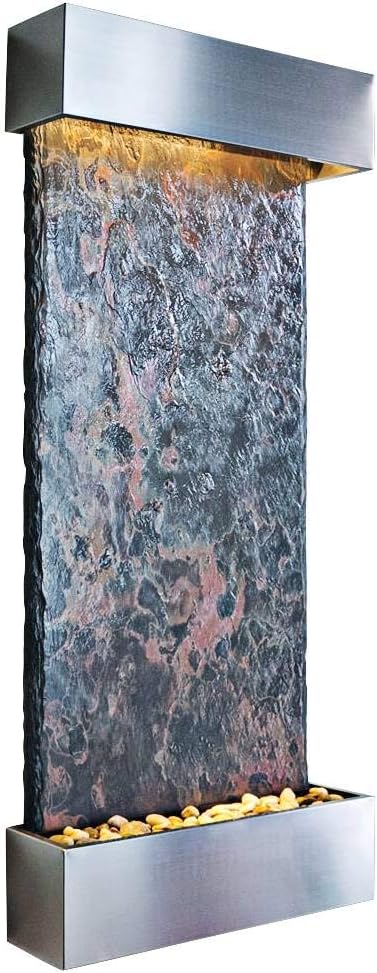 BluWorld Nojoqui Falls Lightweight Large Fountain Shroud Finish: Brushed Stainless Steel