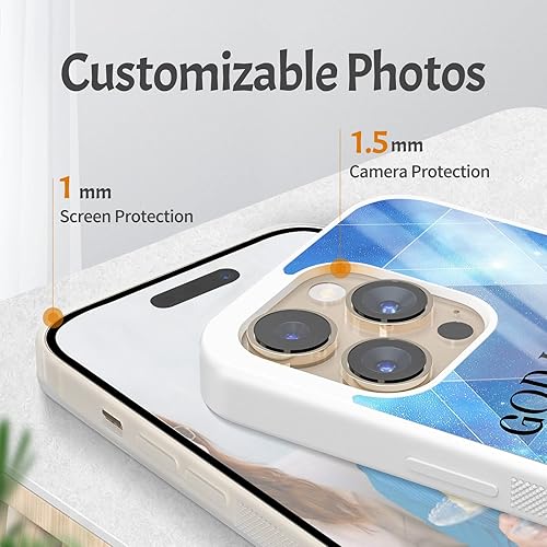 Miniatura 10 de Fundas con versículos bíblicos con citas para teléfono, color azul bendiga a Dios, adecuadas para iPhone 11, 12, 13, 14 Pro Max Plus Mini X 7 8 SE,