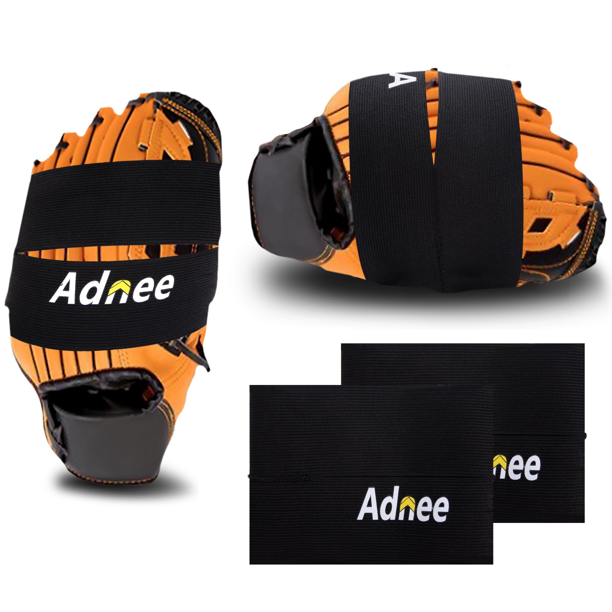Adnee Baseball Glove Strap - Softball and Baseball Glove Strap - Glove Wrap Band for Quickly Keep The Pocket Formed,Fit All Gloves
