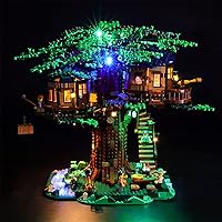 Vista 1 de LIGHTAILING Kit de iluminación LED para Lego- 21318 modelo de bloques de construcción de casa de árbol, juego de luces LED compatible