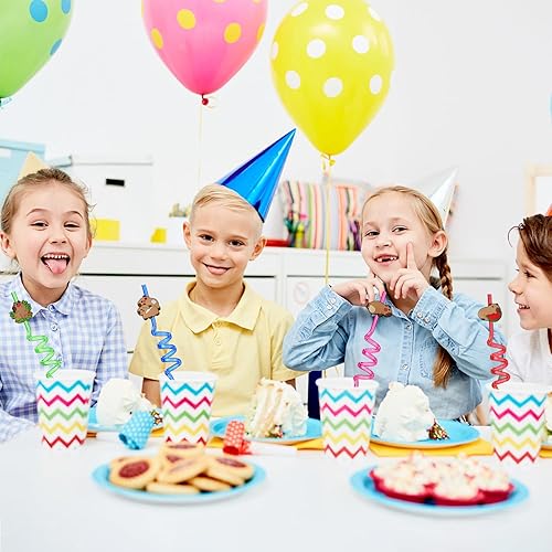 Miniatura 5 de 8 popotes de plástico reutilizables Capybara de animales locos, pajitas para fiesta, suministros de fiesta, regalos de cumpleaños