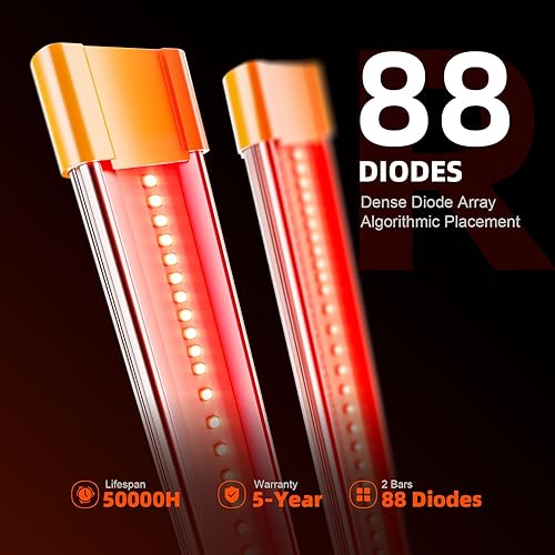 Miniatura 2 de Spider Farmer SUPP-R30 - Barras de luz LED rojas de 23.6 pulgadas de largo, 660 nm de color rojo profundo luz suplementaria para interiores, tiendas