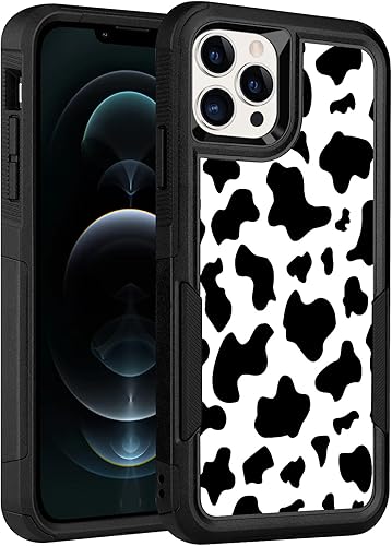 Miniatura 91 de Diseñada para iPhone 12/12 Pro, funda protectora delgada y ligera, de 6.1 pulgadas, para mujeres y niñas, bonito patrón de leopardo y guepardo
