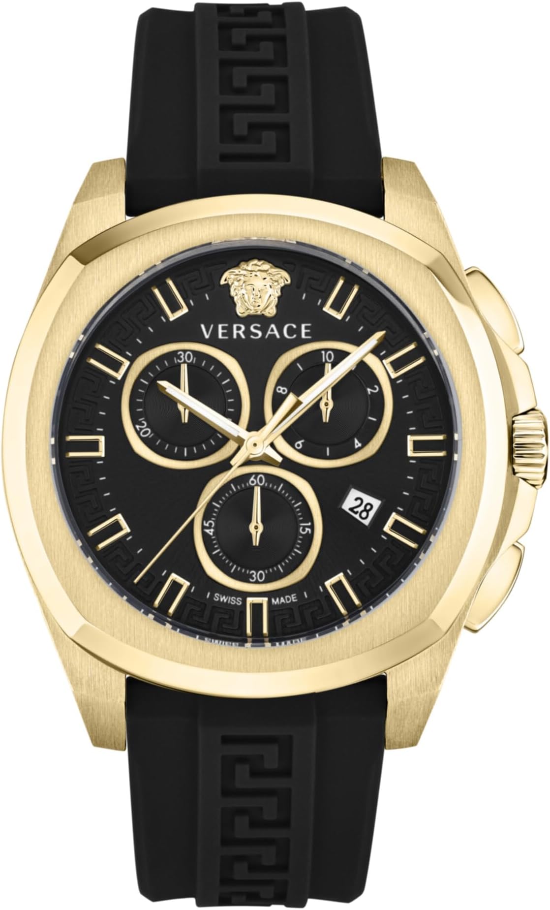 Geo Chrono Silicone Watch