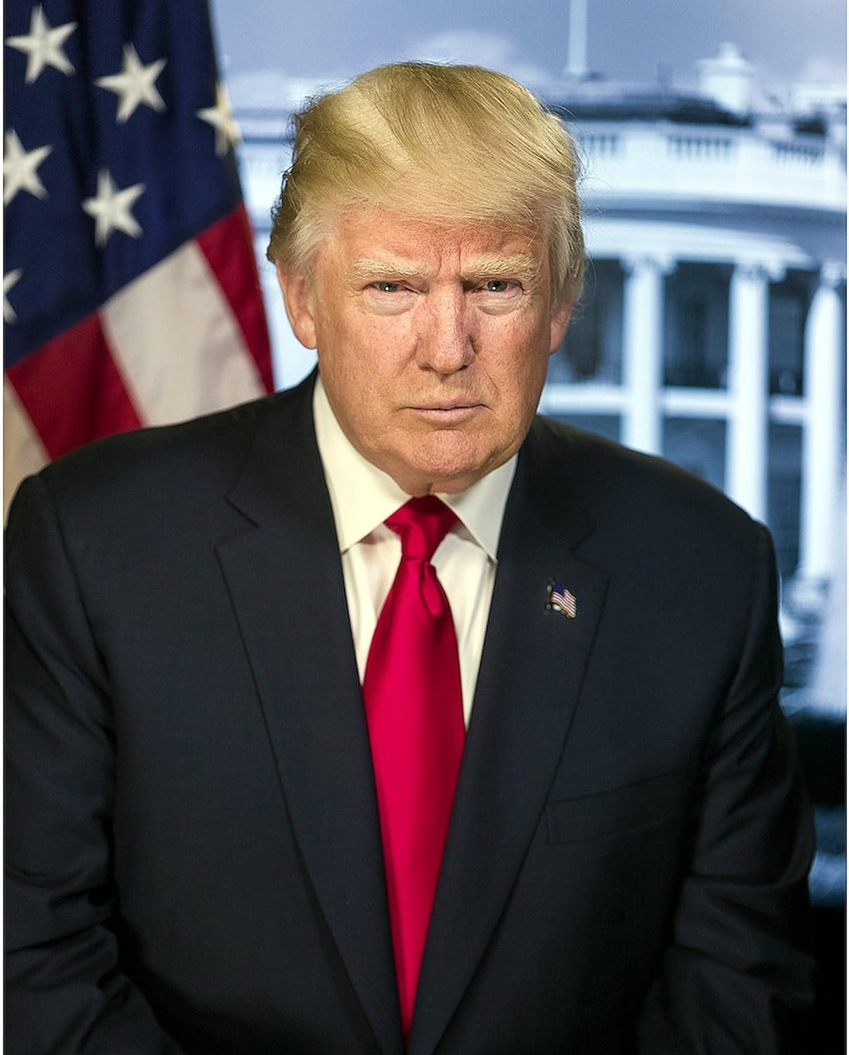 CafePress Donald Trump Official Presidential Por 30"x60" Absorbent Cotton Back, Soft Beach, Pool Towel