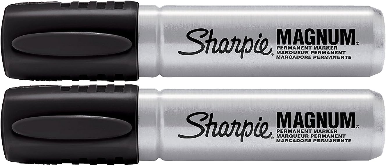 2 Pack Sharpie 44101 Sharpie Magnum Permanent Marker Black