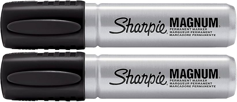 2 Pack Sharpie 44101 Sharpie Magnum Permanent Marker Black