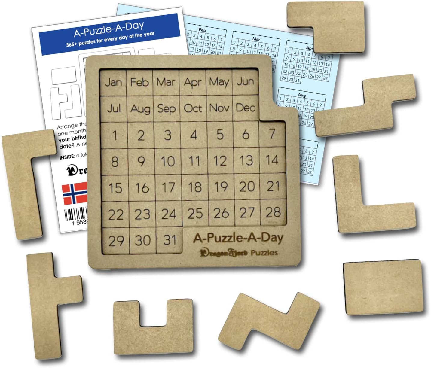 DragonFjord A-Puzzle-A-Day, 3 Years&above Kid