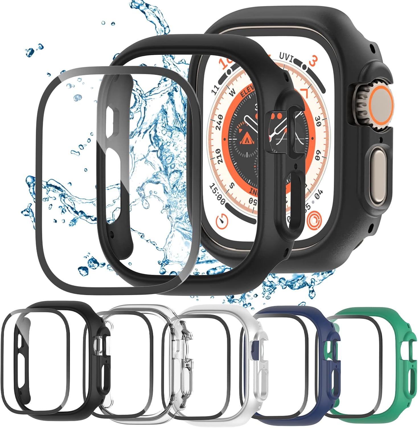 Waterproof Case and Screen Protector for Apple Watch Kuwait Ubuy