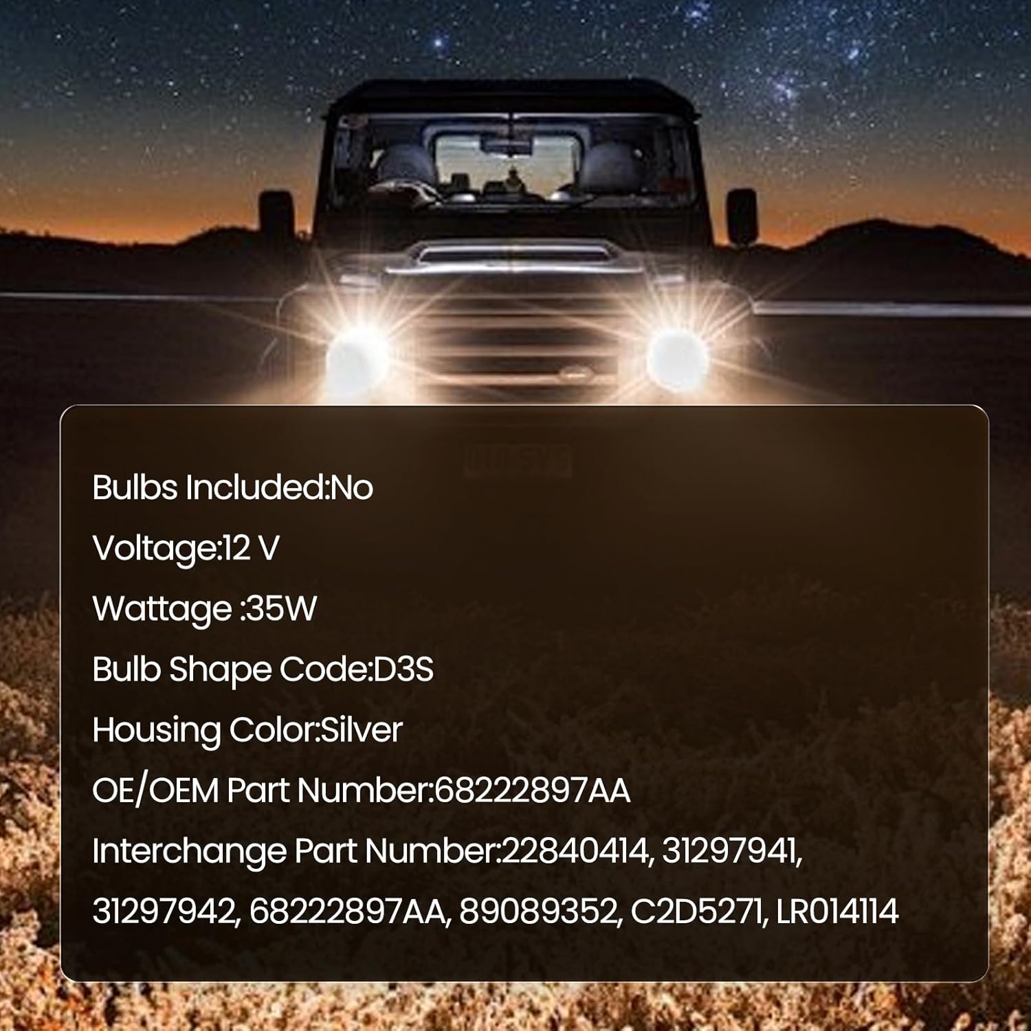 89089352 HID Headlight Ballast for GMC Acadia 2013-2015,for Buick Enclave 2013-2017,for Jeep Grand Cherokee 2014 2015 Xenon Ballast Control Module LR014114 ,22840414, 31297941,31297942(ONLY for D3S)