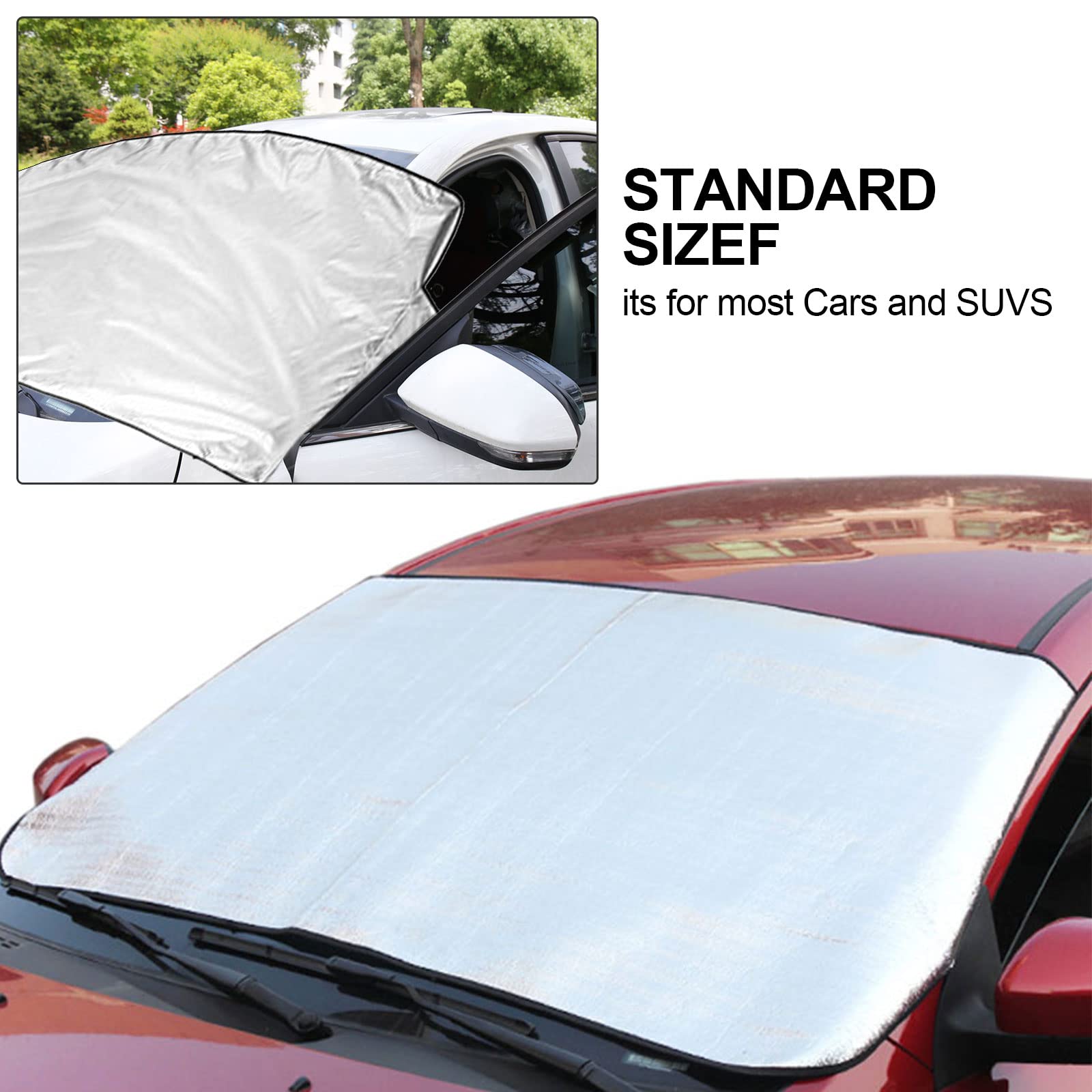 Parasole Per Parabrezza Camper VW T5 T6 - Copertura Termica In Alluminio, Protezione UV - Foto 9