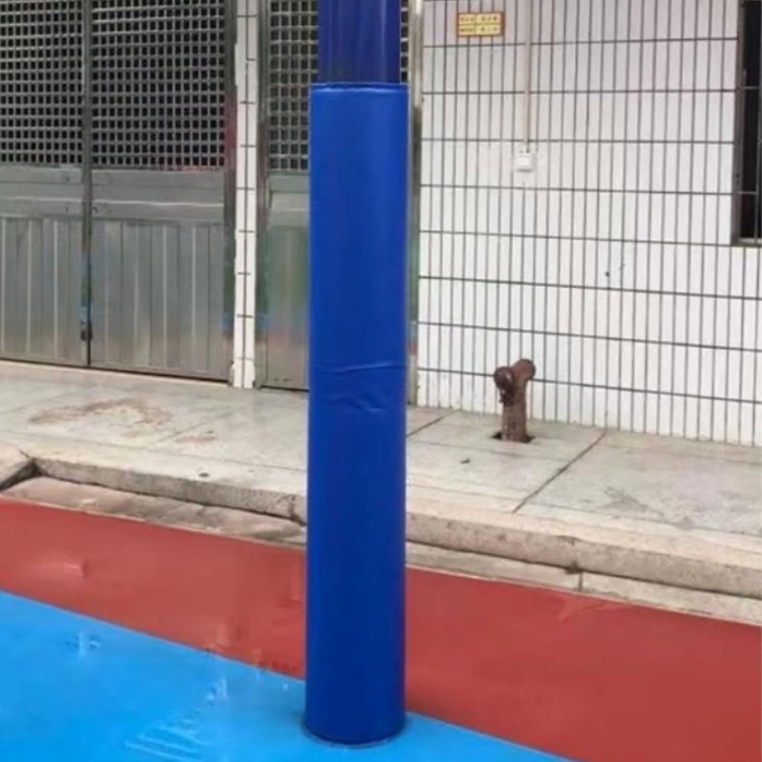 Basketball Pole Pad, for Player Protection, Garage Football Parking Lot Post Protector Cover, Thick Heavy Duty Wrap Around Pole Padding, Easy Installation