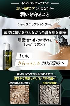 Amazon | チャップアップ （ CHAPUP ） CUシャンプー 300mL×2本 男性用