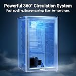 BODEGA Beverage Refrigerator Cooler, Under Counter Fridge Hold 120 Cans, Built-in and Freestanding Beverage Cooler Glass Door, Beverage Fridge Beer Fridge Perfect for Beer, Soda, Water.