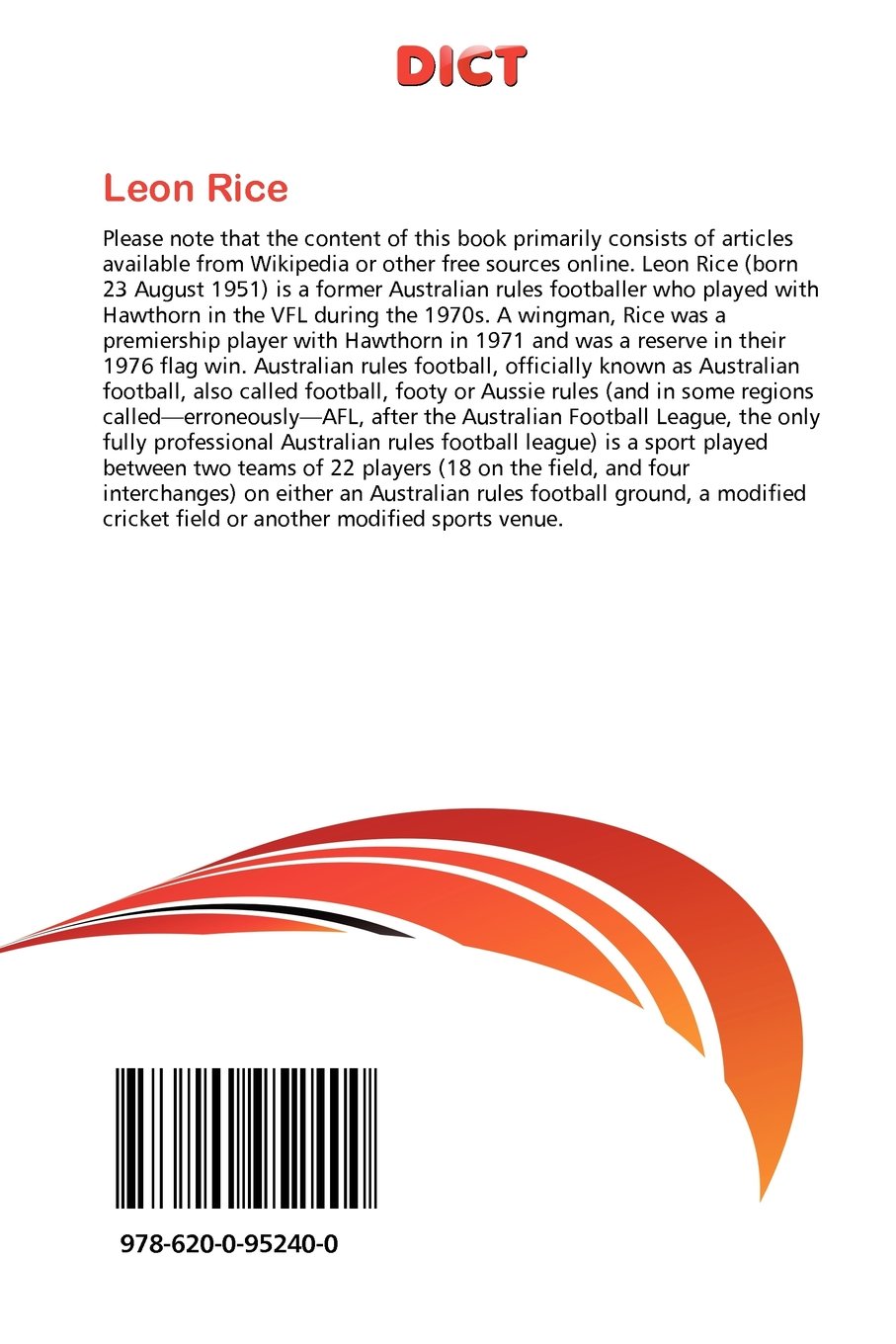Leon Rice: Australian rules football, Hawthorn Football Club, Australian Football League, Brisbane Bears