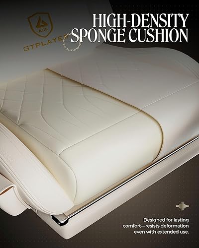 Miniatura 7 de GTPLAYER Silla de Juego con Altavoces, Sillas de Videojuego con Reposapiés, Sillas de Juego para PC para Adultos - Silla Gamer Ergonómica Reclinable