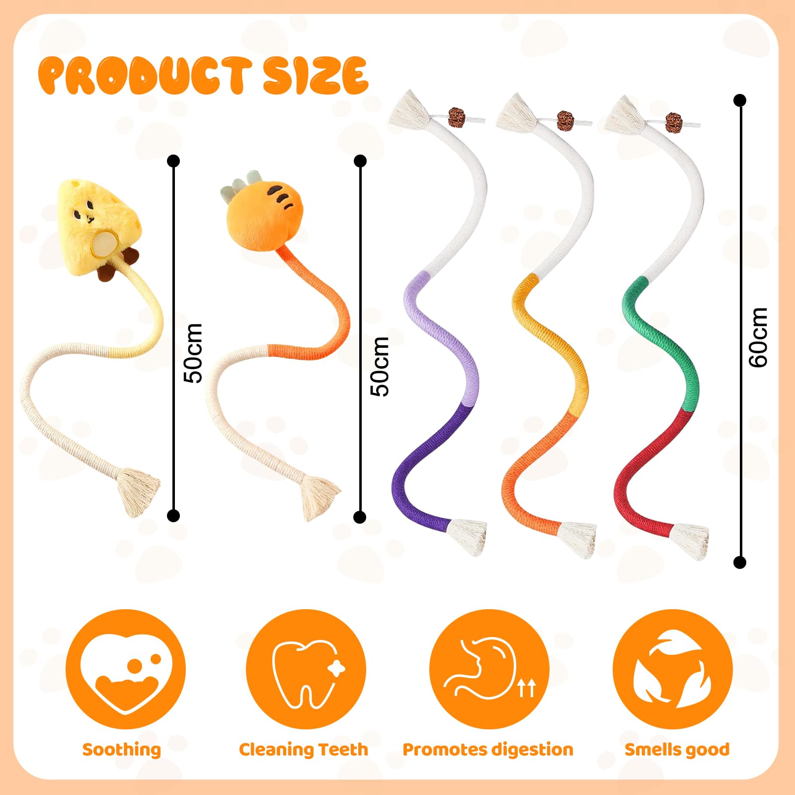 MLPKOI 5 Pcs Catnip Toy - Image 3