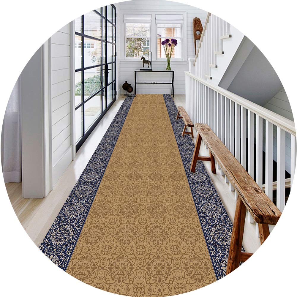 Tapis de passage antidérapant et lavable pour escalier et couloir