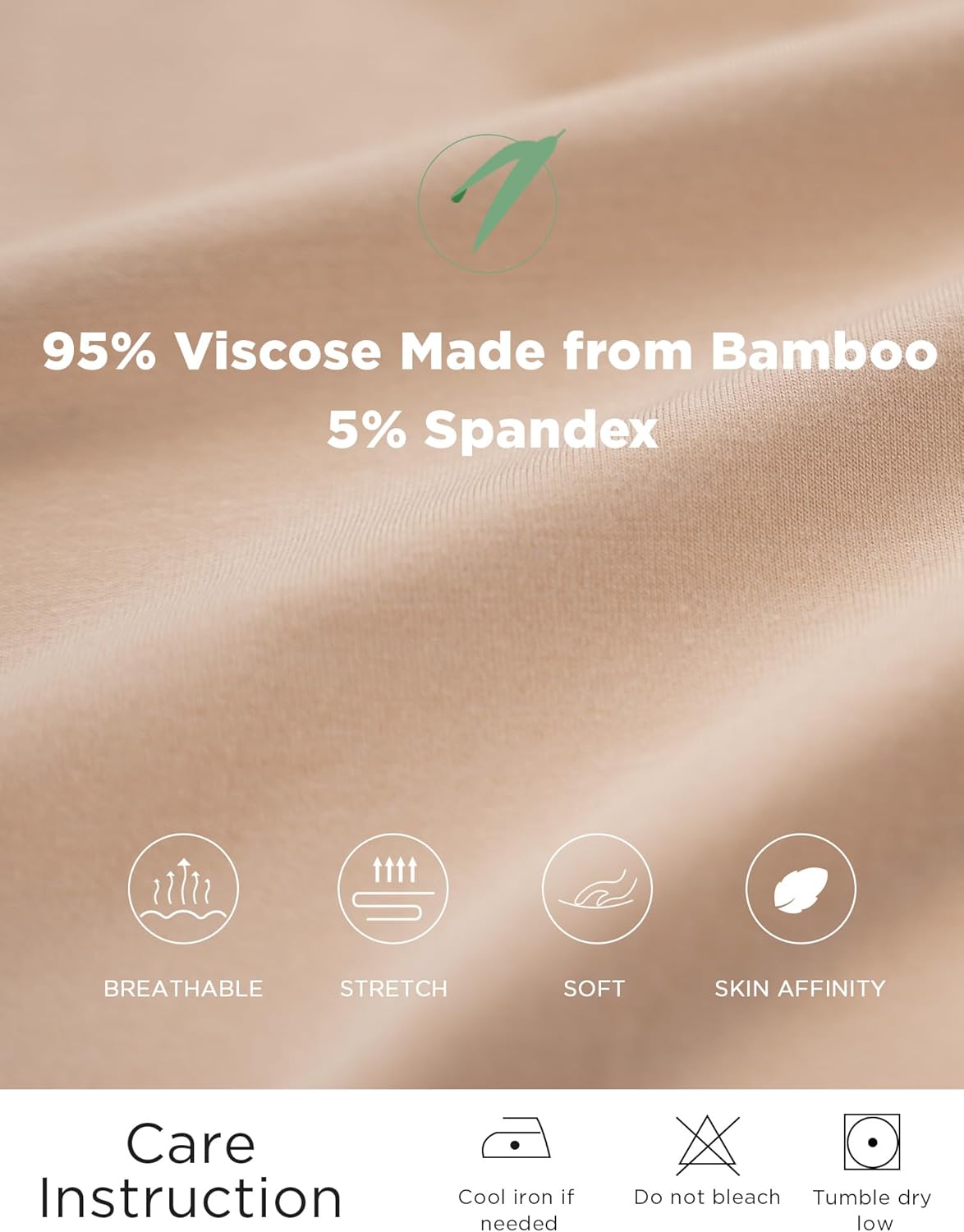 GYS Nightgowns for Women, Bamboo Viscose Soft Sleeveless Full Slips Chemise Cami Dress Sleepwear Shirts - Image 5