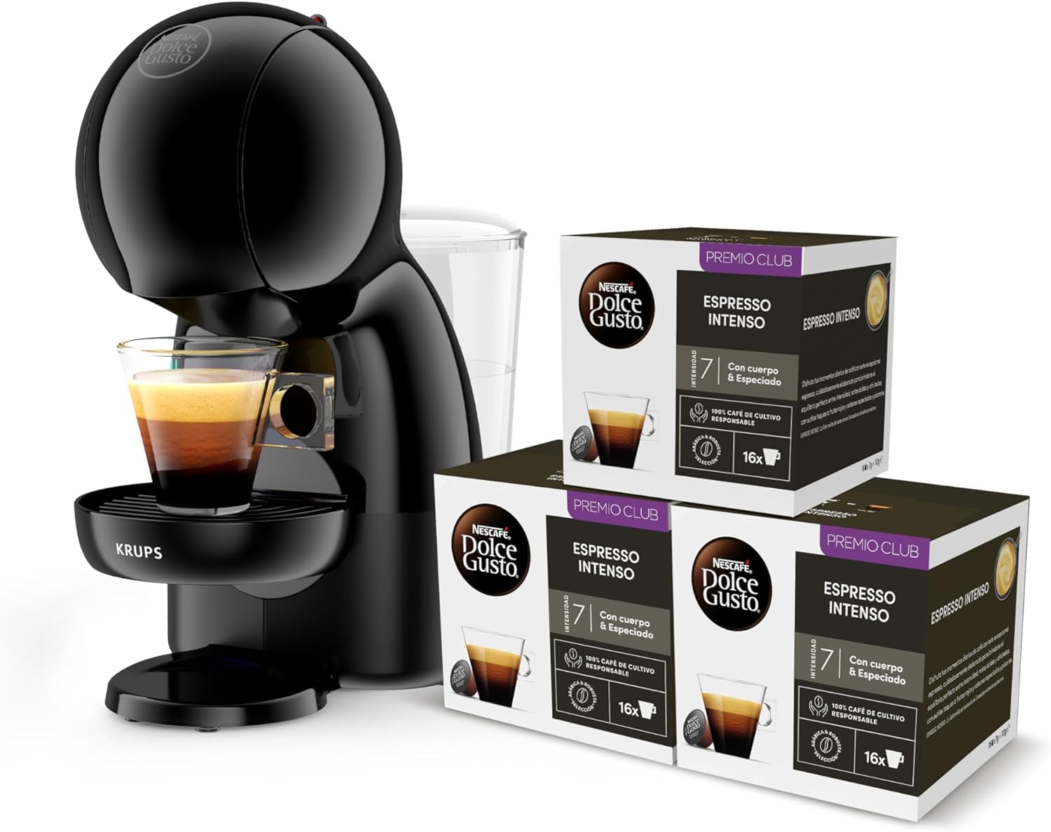 Cafetera de cápsulas Dolce Gusto Piccolo XS negra