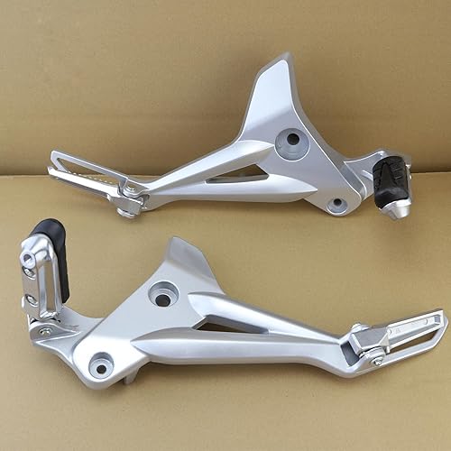 Miniatura 3 de Mokuo Aleación de aluminio de alta resistencia 6061 Estriberas de la motocicleta Asamblea Reposapiés Set Kit lado derecho para Honda Grom MSX 125 SF