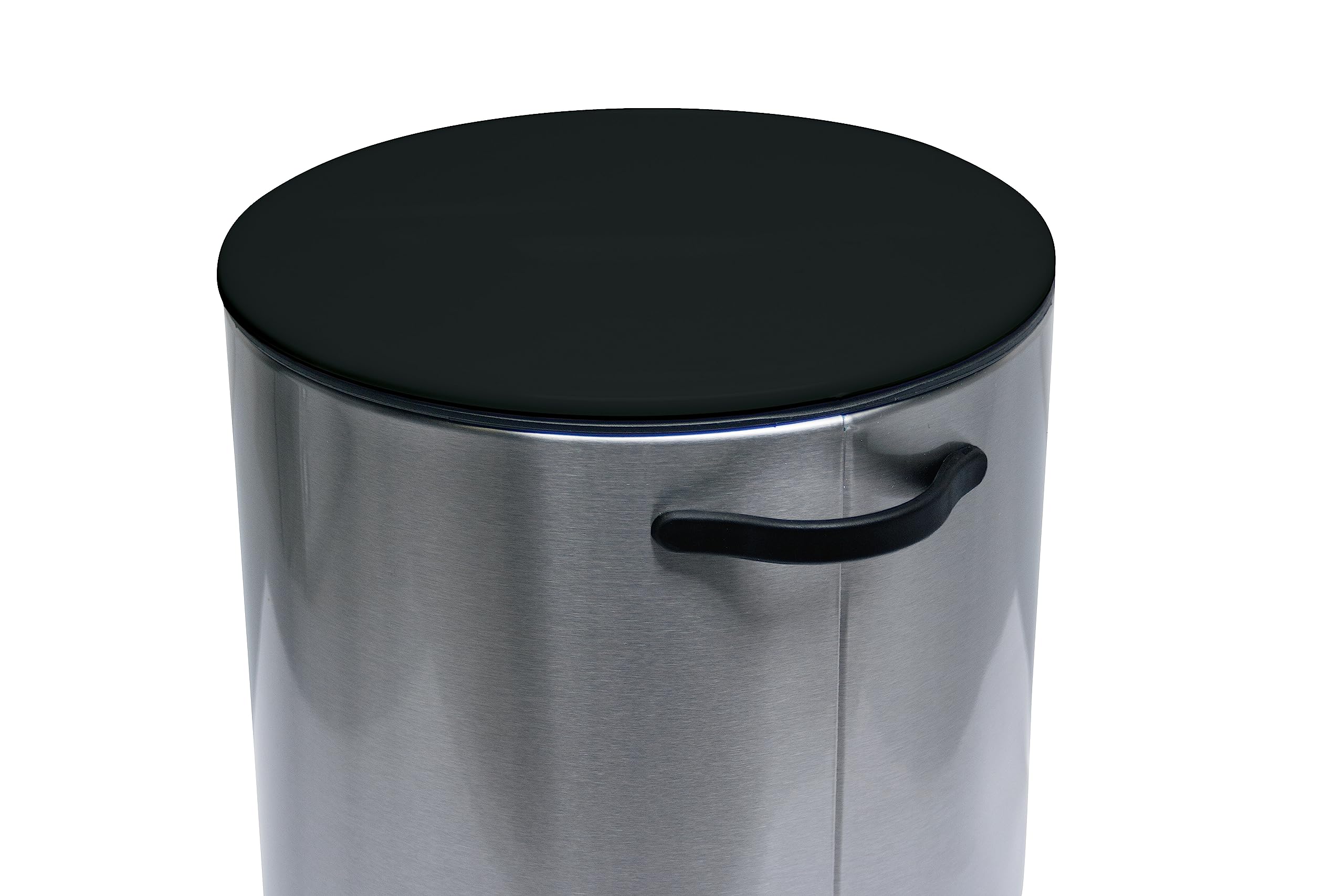 Kosmetikeimer Caletto, Farbe: Schwarz, Material: Edelstahl/ABS, Größe: Eimer 5 Liter