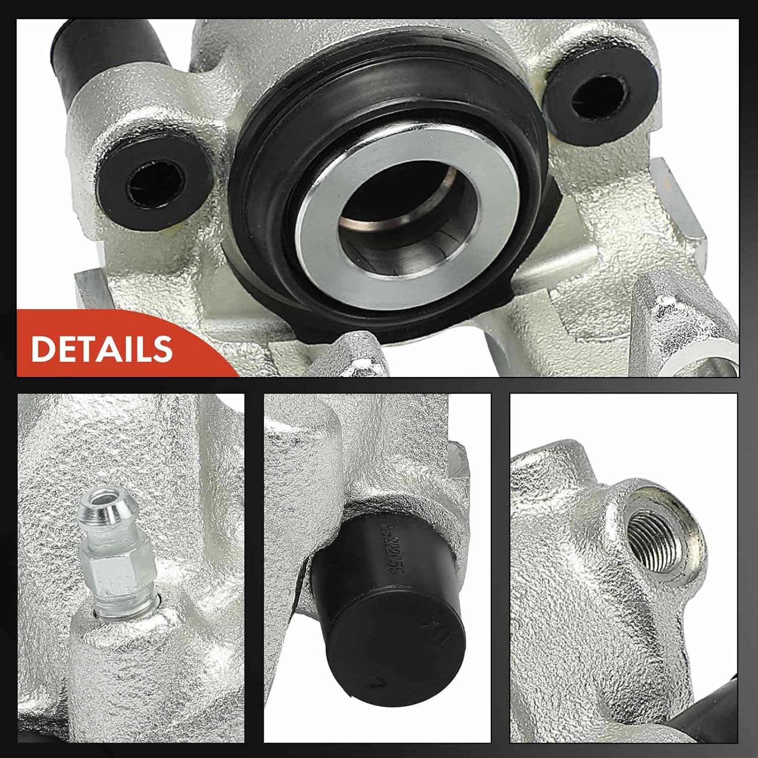 A-Premium Disc Brake Caliper Assembly Without Bracket Compatible with Select BMW Models - E46 330Ci 2001-2006, 330i 2001-2005 3.0L, E83 X3 2004-2010 2.5L 3.0L - Rear Driver and Passenger