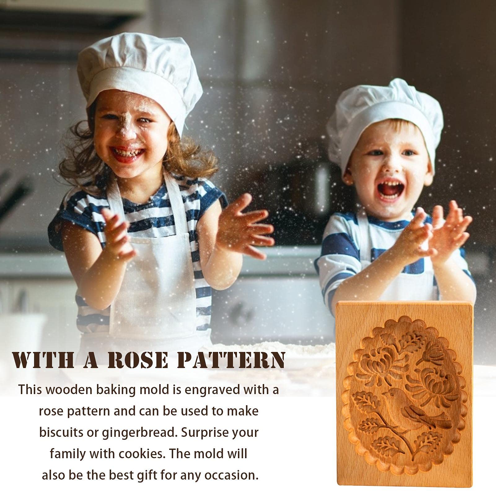 Holz Ausstechformen Buche - 5 Motive Für Kekse & Lebkuchen