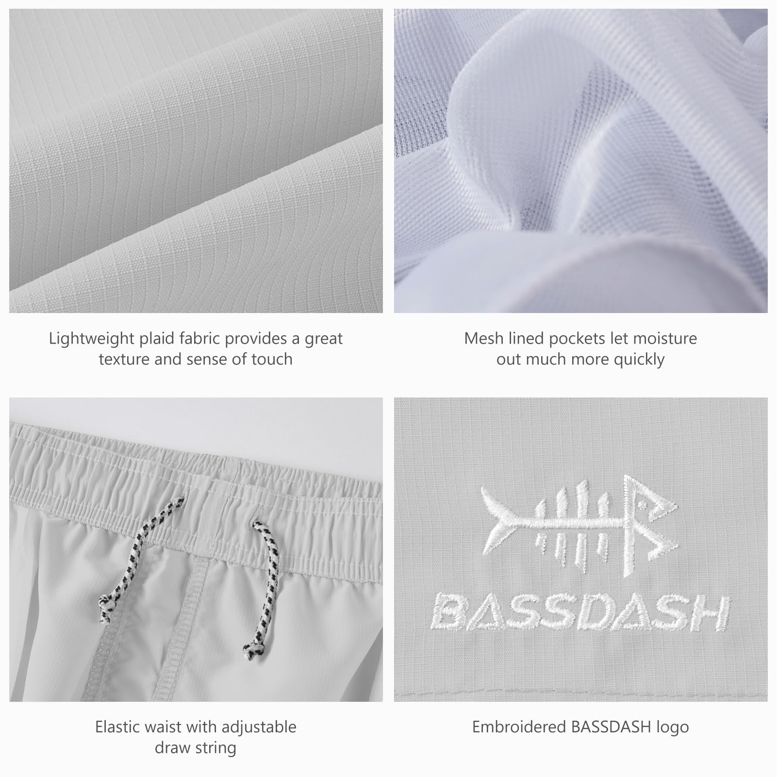 Bassdash Pantaloncini Sportivi Uomo UPF 50+ Pantaloncini Uomo Palestra Shorts Running Sportivi Estivi Fitness Sport Tempo Libero