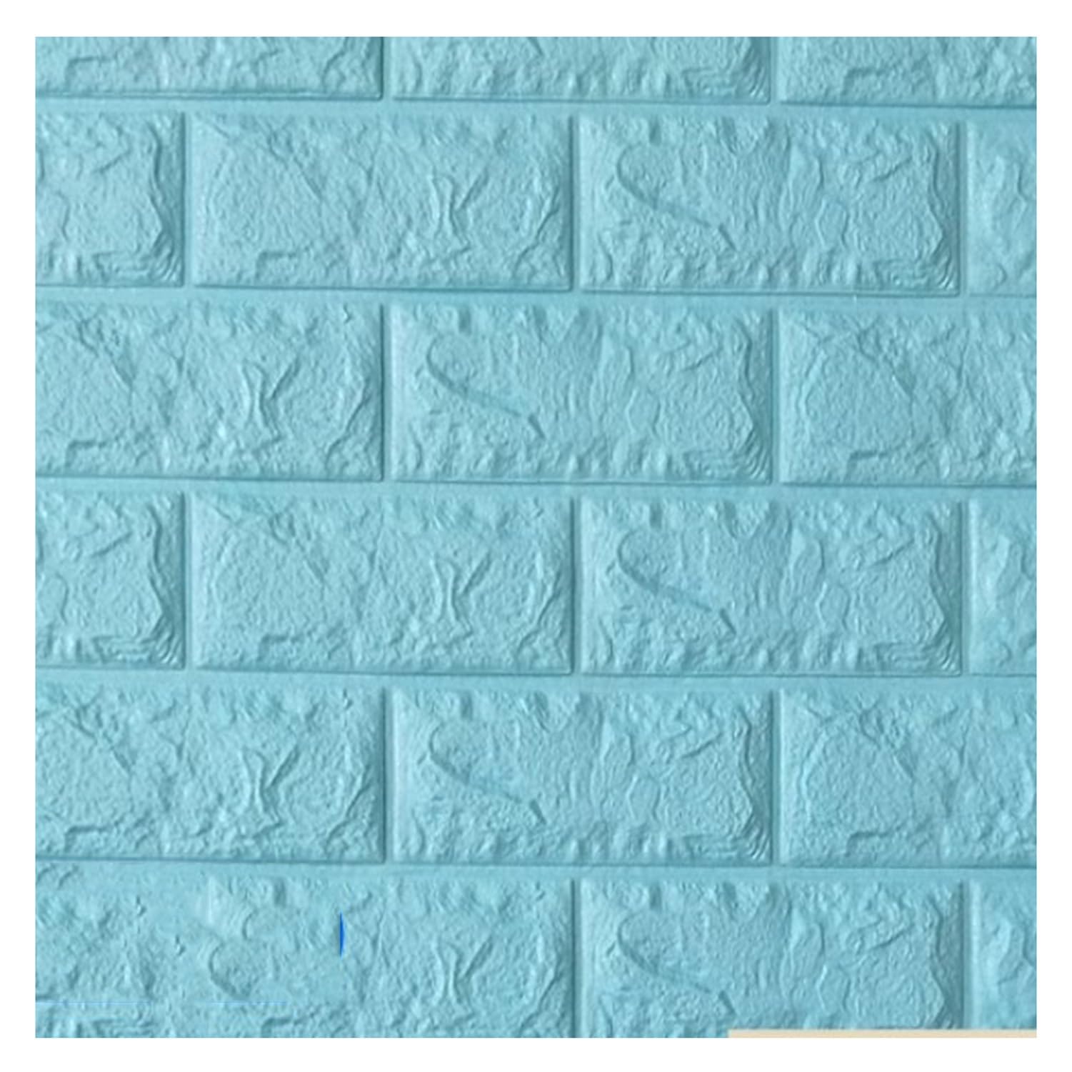 Panneaux muraux auto-adhésifs 3D bleus résolvez les problèmes de peinture écaillée en salle de bain