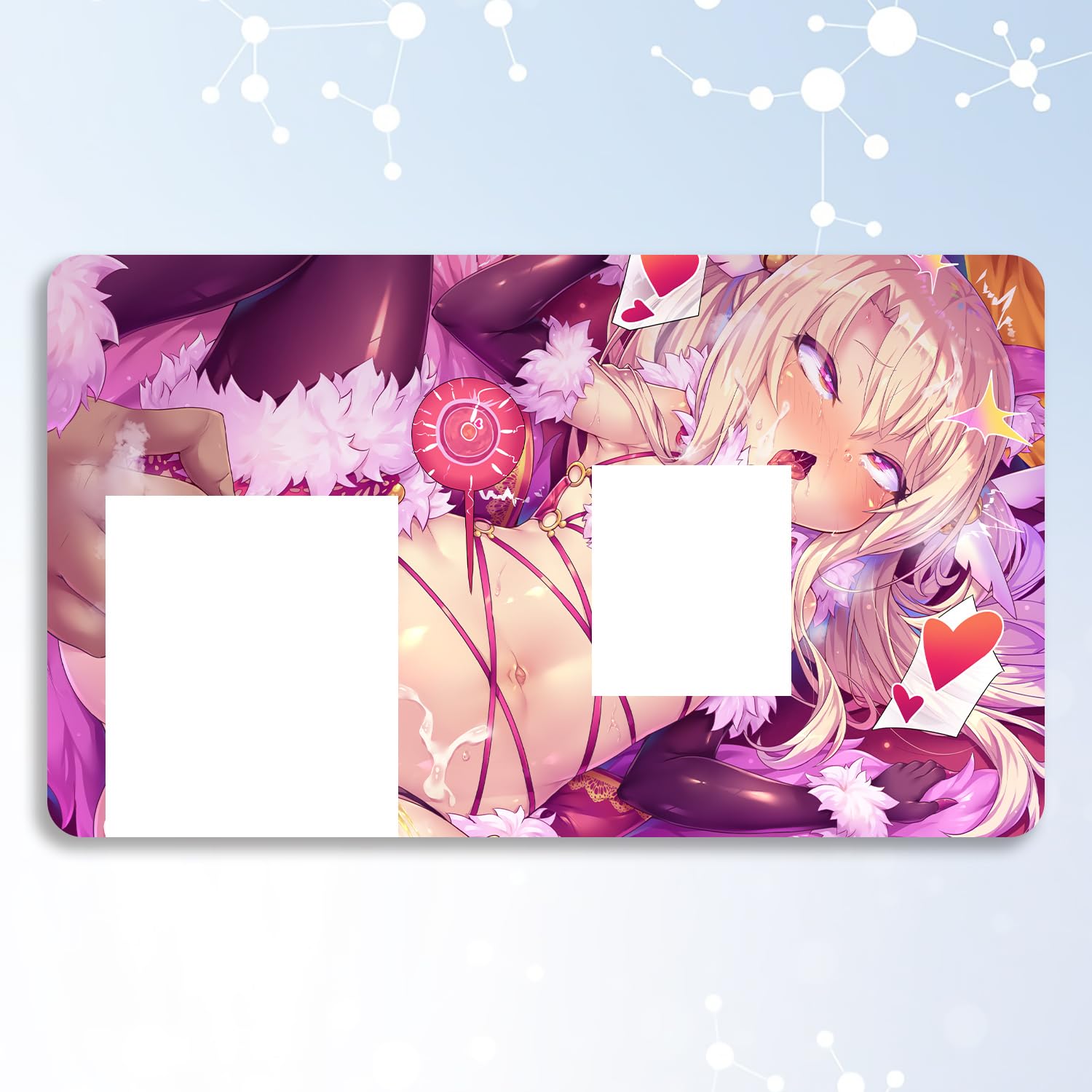 プレイマット プリズマ☆イリヤ 2枚a ラバーマット マウスパッド デスクマット グッズ: Fate/kaleid liner プリズマ☆イリヤ Licht 名前の無い