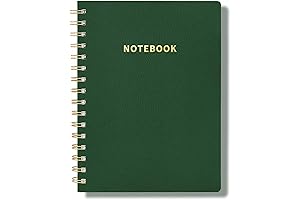 Professional Deep Green Spiral Notebook