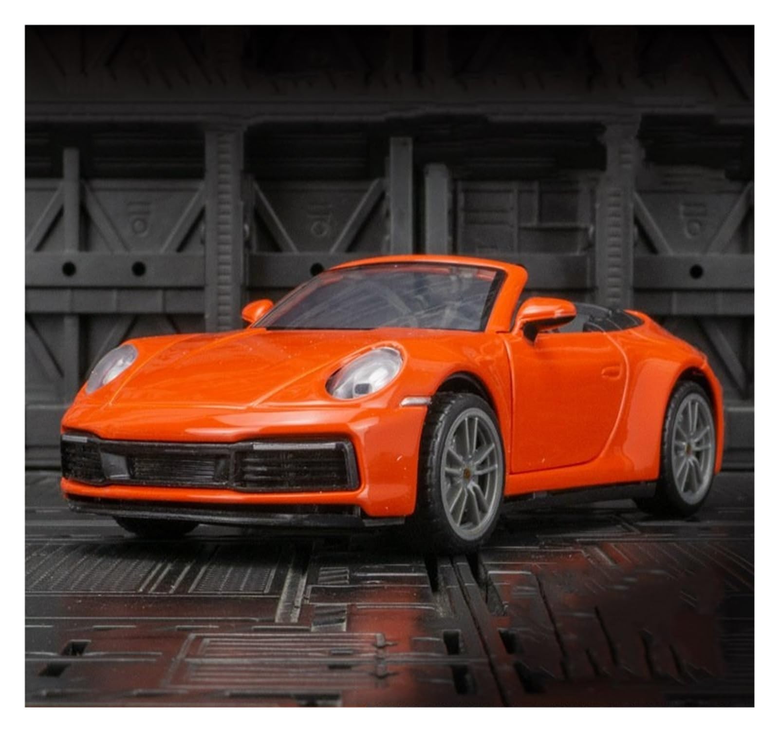 UIFCOG Die Cast Collectible Car Model 1:32 For 911 Alloy Die Casting Model Car Ornaments(Orange)