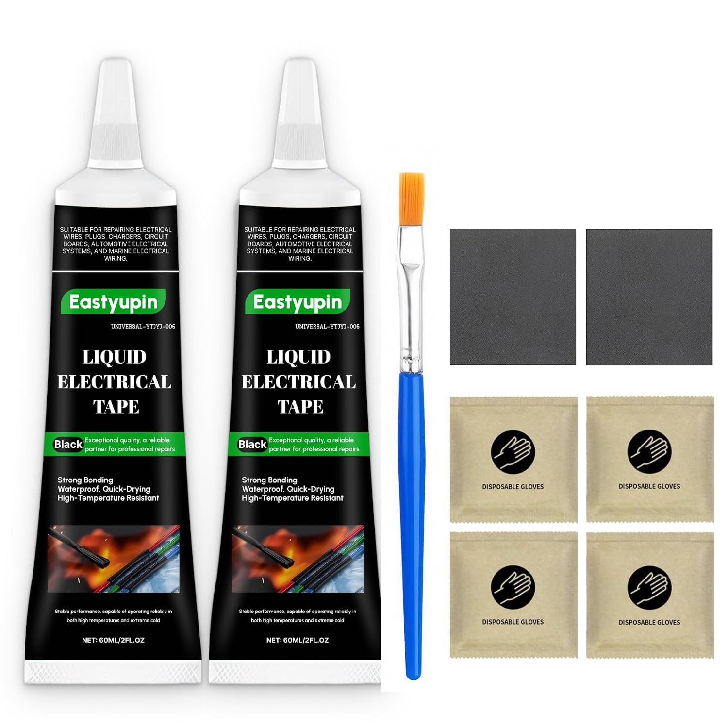 Cinta Líquida Eléctrica Impermeable 120ml con Accesorios miniatura 1