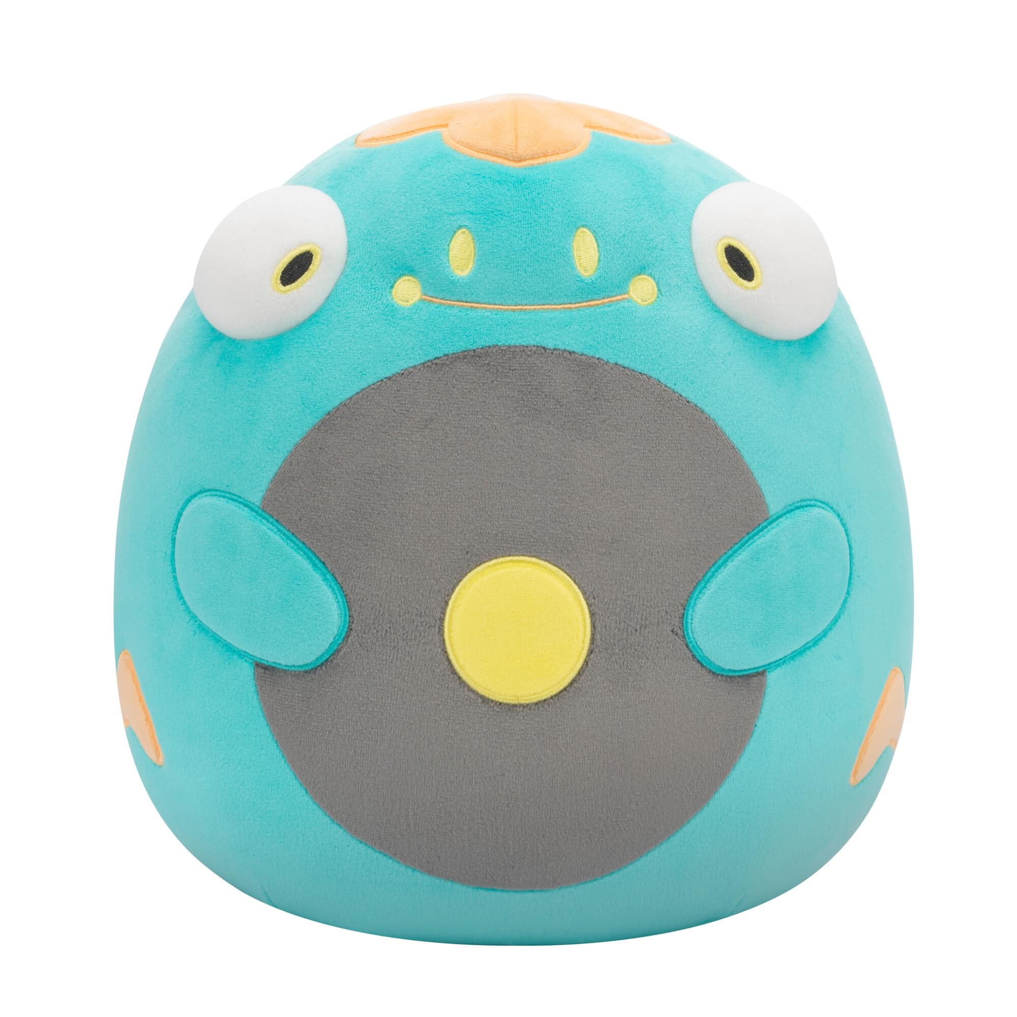 Pokemon Squishmallow Bellibolt Soft Toy 25 cm, Green, 25.4 cm x 19.05 cm x 22.86 cm
