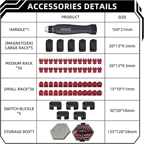 Miniatura 7 de JAKEMY Juego de destornilladores de precisión, juego de reparación de destornilladores para hombres, destornillador Torx magnético para laptop,