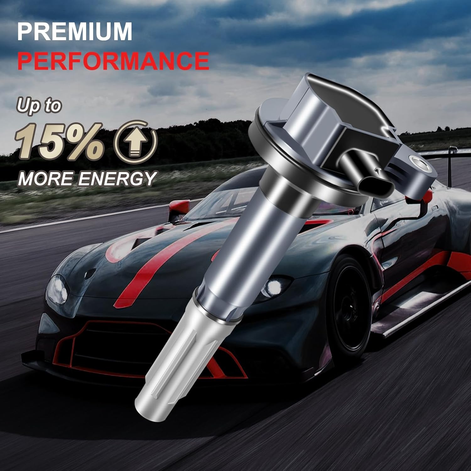 UF824 Ignition Coils Pack Fits for Ford F-150 V8 5.0L 2016 2017, Mustang V8 5.0L 2016 2017, Set of 8