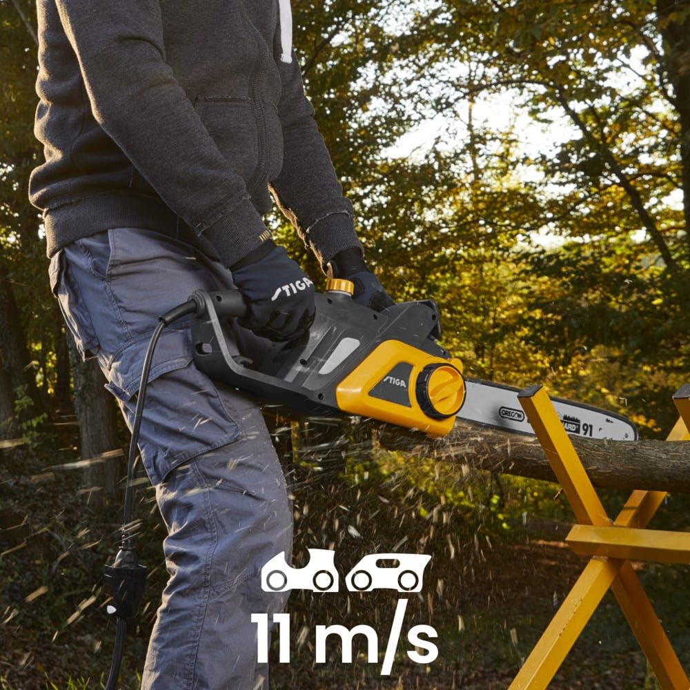 STIGA CS 122c 16 elektryczna piła łańcuchowa, 2200 W, długość miecza 400 mm