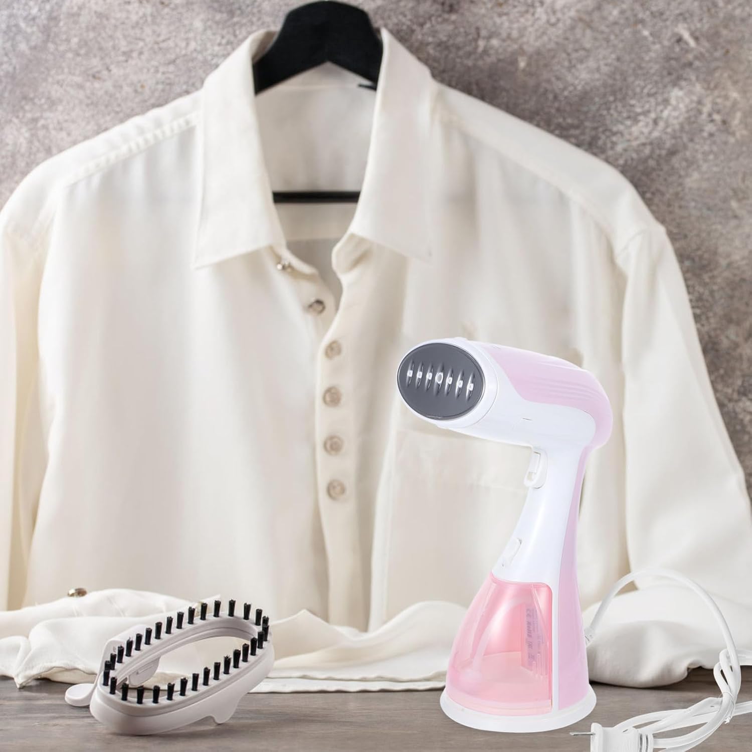 Cabilock Mini Steam Iron Handheld Travel Electric for Cotton Satin Nylon Fabrics