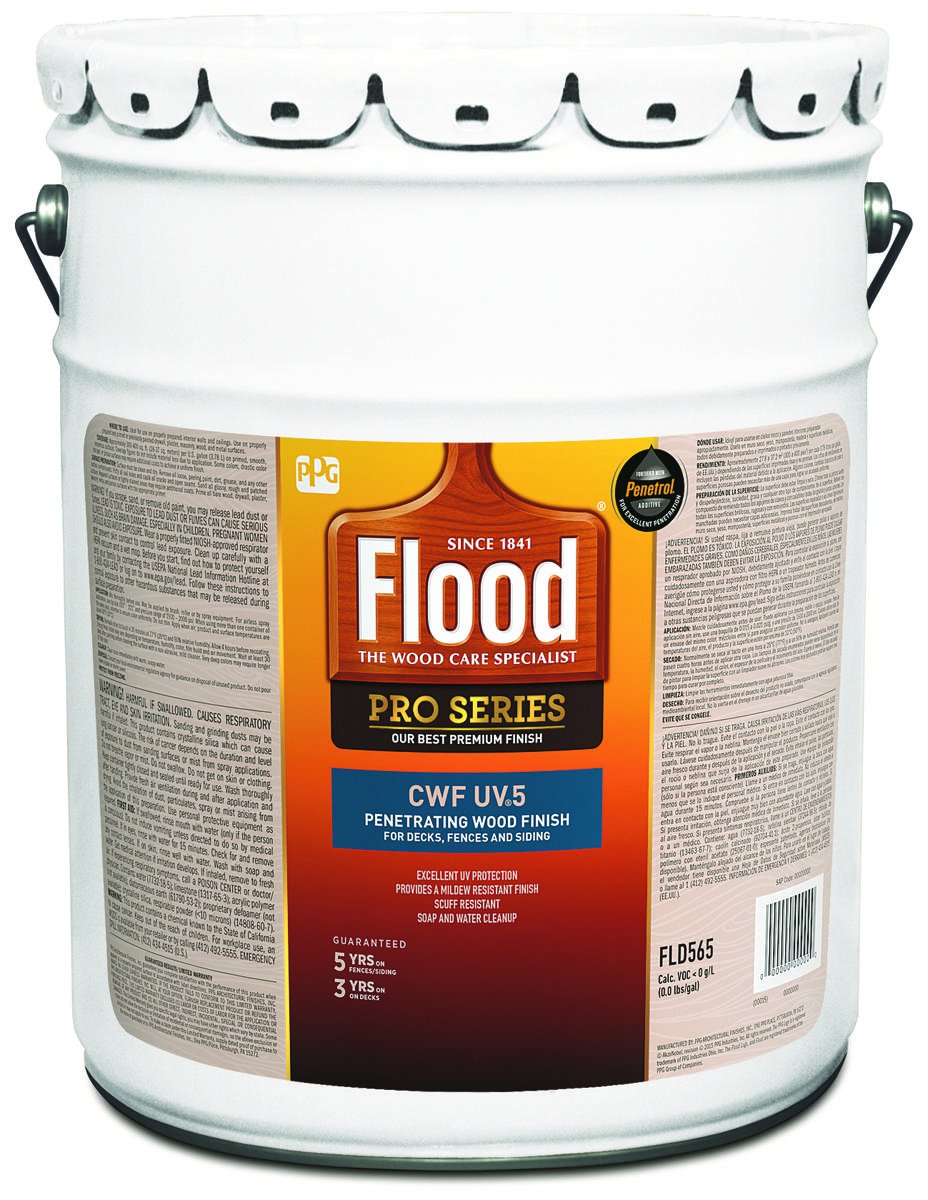 5 gal Flood FLD566 Cedar CWF-UV5 Clear Wood Finish
