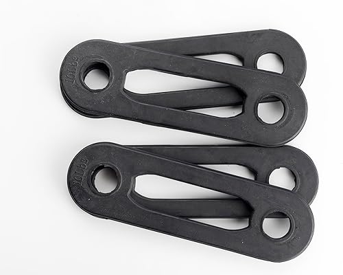 Miniatura 3 de Juego de correas de resistencia de peso de 140 libras, cuatro pares (4) bandas de 25 libras + (4) bandas de 10 libras para Soloflex