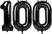 Vista 207 de Globos con números con estampado de vaca, globos de 40 pulgadas del número 0-9 (cero-nueve), globo de vaca para suministros de fiesta de cumpleaños