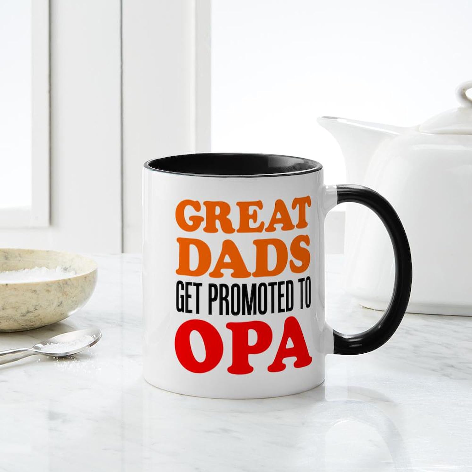 CafePress Promoted To Opa Drinkware Mugs 11 oz (325 ml) Ceramic Coffee Mug