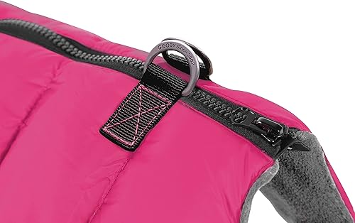 Miniatura 6 de Gooby Chaleco acolchado para perros pequeños para clima frío con cierre para cuidado del pelo, color azul, talla XS, L, Rosa (Pink Solid)