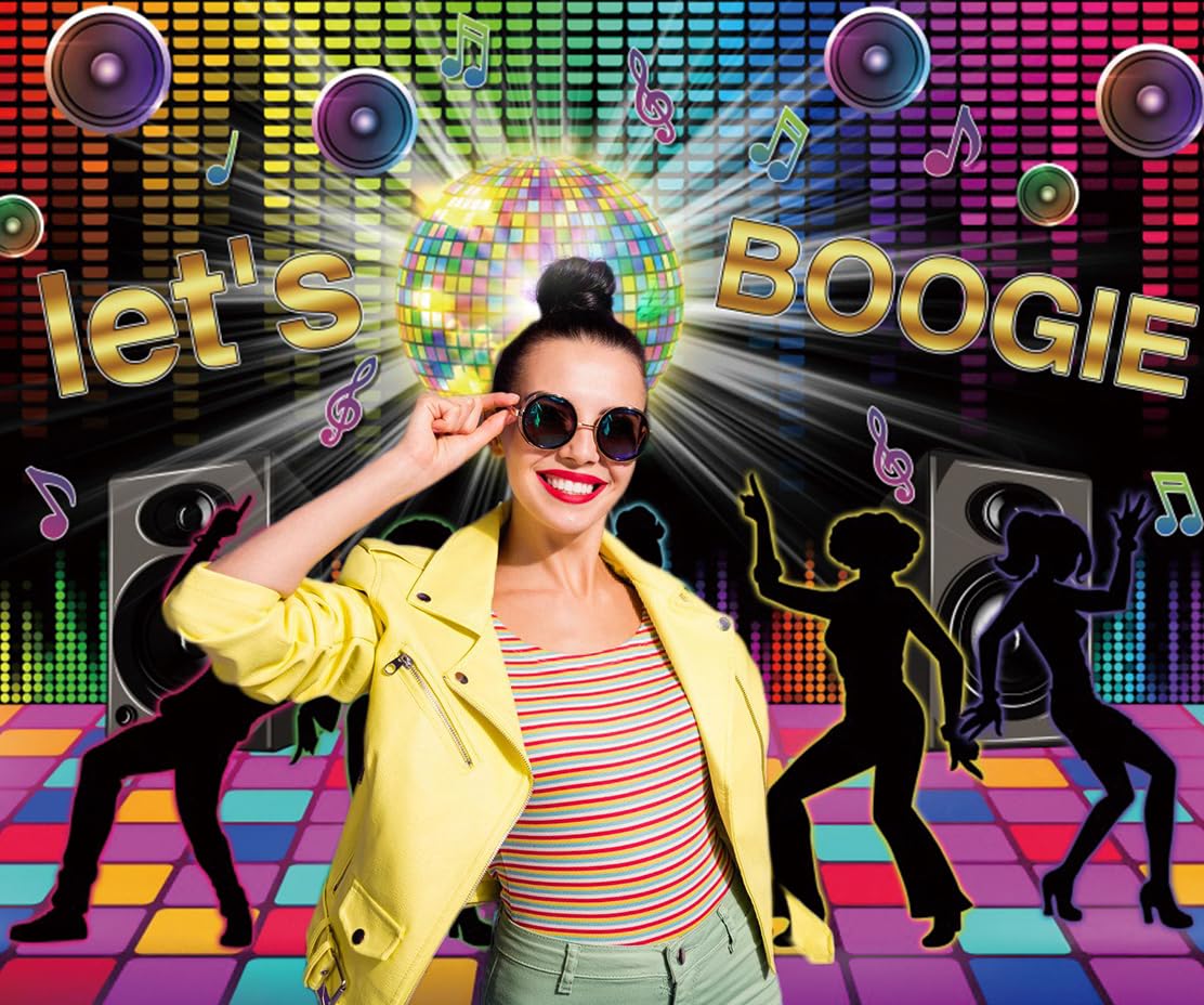 7-Piece 80s Retro Party Decor Set - 3D Boombox & Cassette Boxes For 80s 90s Theme Parties