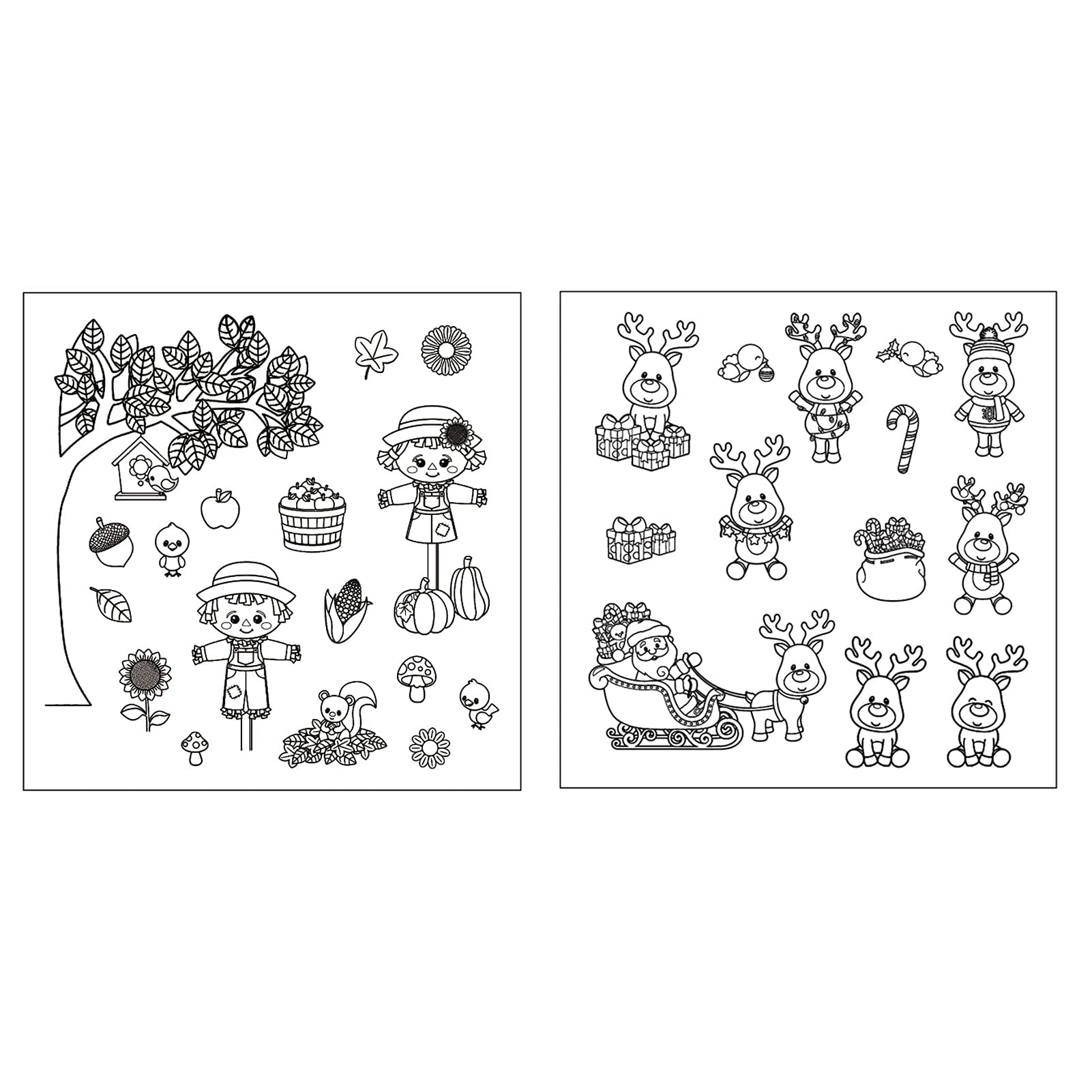 8 Sortes De Halloween Noël Timbre Transparent Carte De Timbre En Silicone Pour La Fabrication De Cartes Décoration Bricolage Scrapbook Journal Modèle De Carte De Voeux