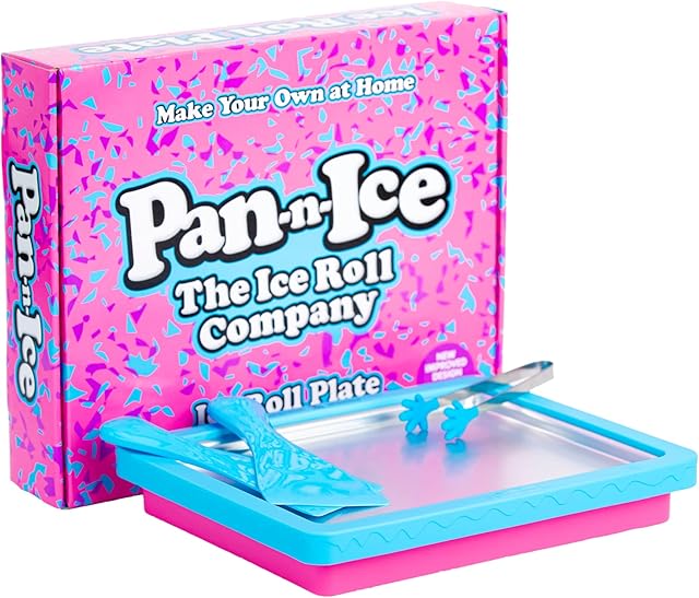 Pan-n-Ice Ice Cream Roll Maker - Make Easy Ice Cream Rolls at Home in an Instant with PAN N ICE, DIY Rolled ice Cream